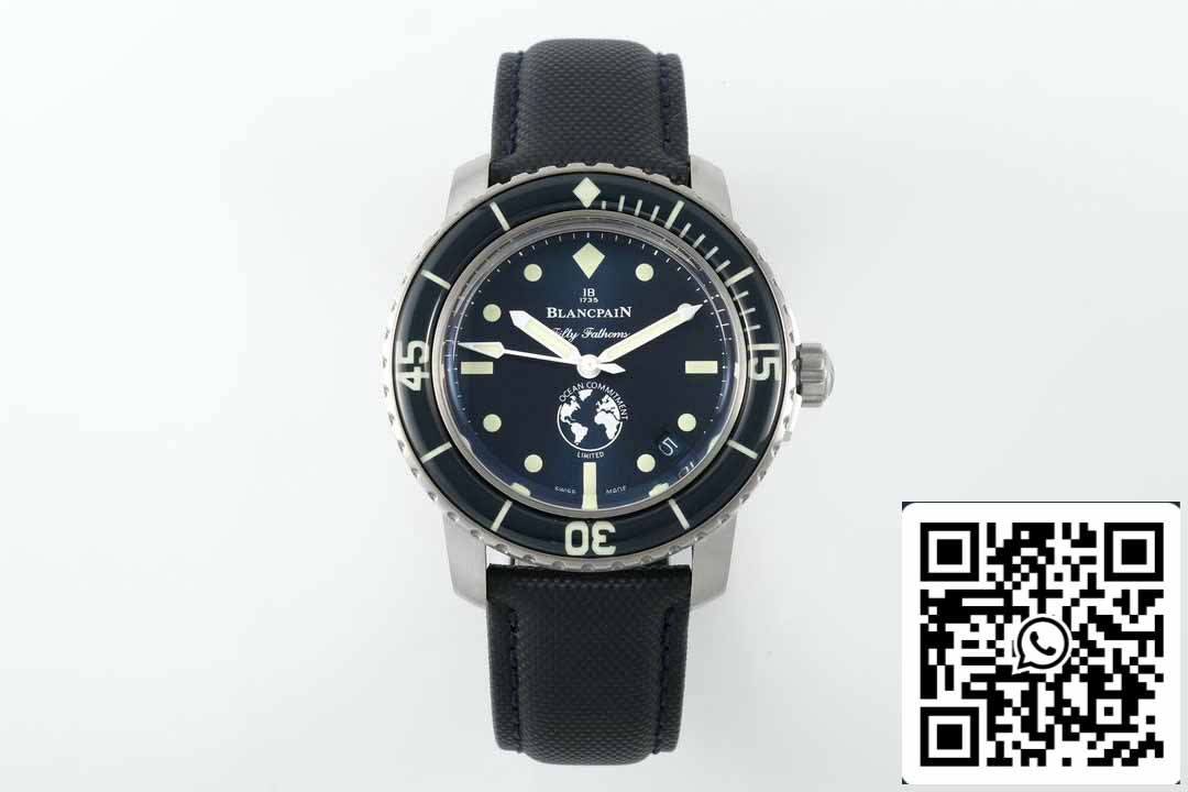 Blancpain Fifty Fathoms Ocean Commitment III 5008 11B40 NAOA 1:1 Best 에디션 ZF 팩토리
