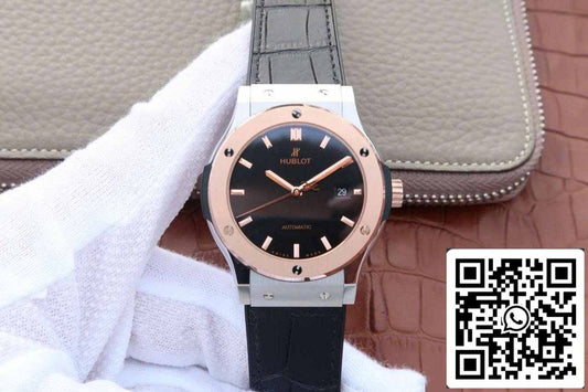 Hublot Classic Fusion 542.NO.1181.LR 1:1 Best 에디션 JJ 팩토리 블랙 다이얼
