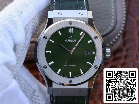 Hublot Classic Fusion 542.NX.8970.LR 1:1 Best 에디션 JJ 팩토리 그린 다이얼