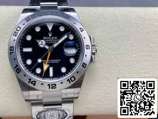 롤렉스 익스플로러 II M226570-0002 Мужские часы 1:1 Clean Механизм 3285 블랙 다이얼