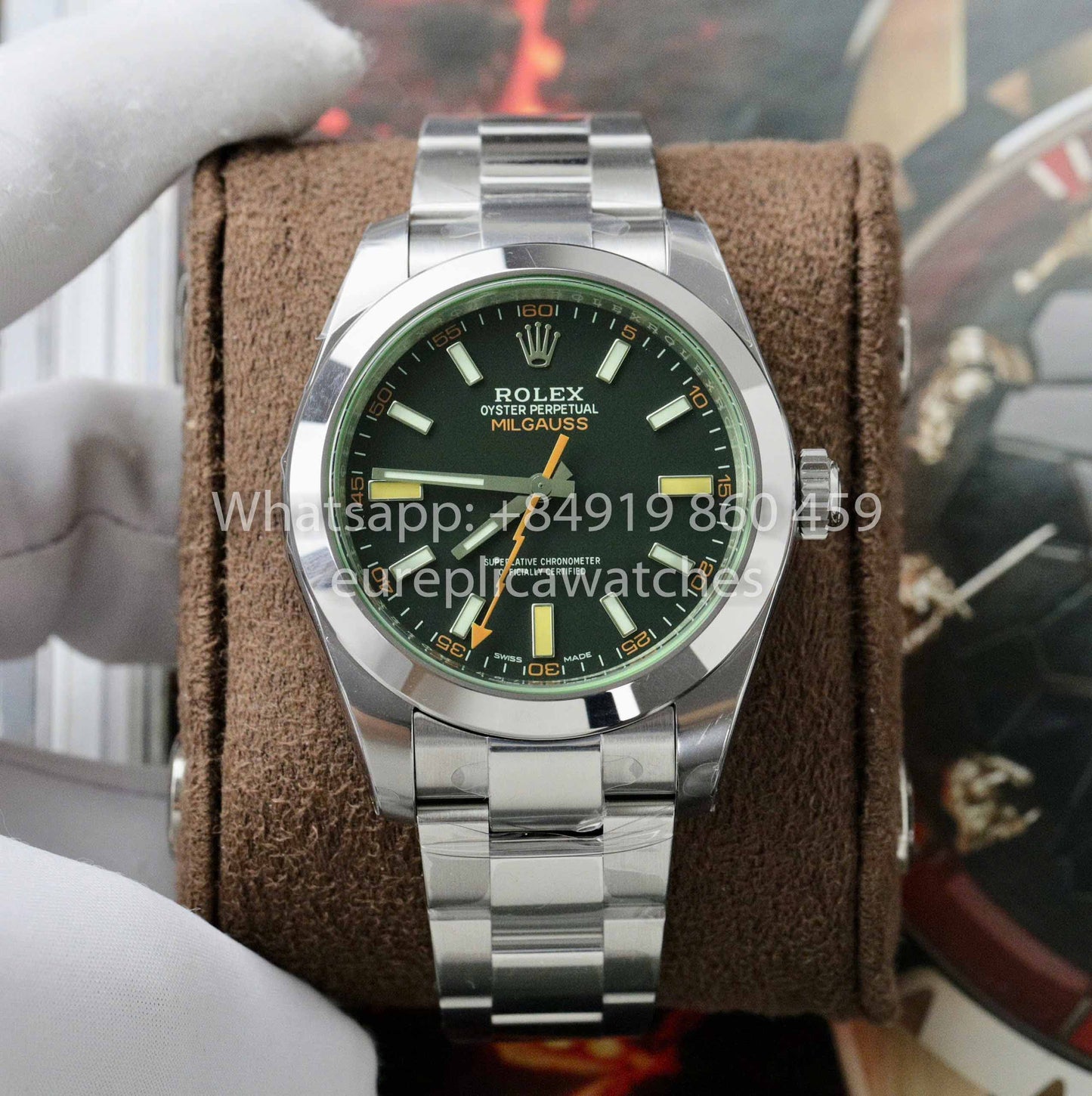 롤렉스 Milgauss 116400GV-0001 Replica watch 1:1 best Clone VS 팩토리