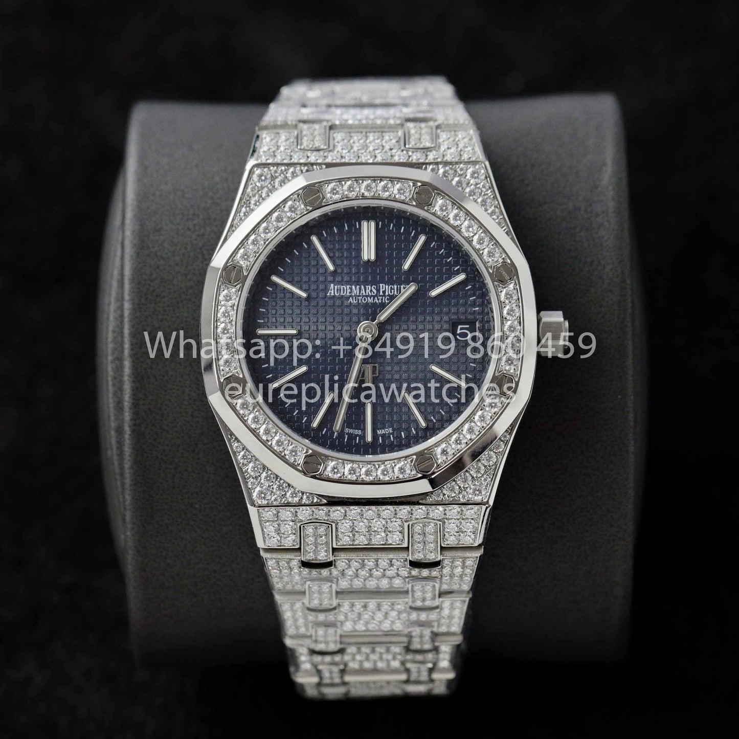 오데마 피게 로열 오크 15202ST.OO.1240ST.01 Custom Moissanite Diamonds 1:1 Best Clone