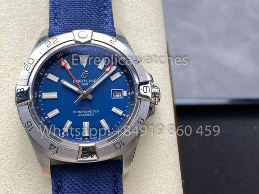Breitling Avenger 오토매틱 GMT 44 BLS 팩토리 1:1 Best Clone 블루 다이얼