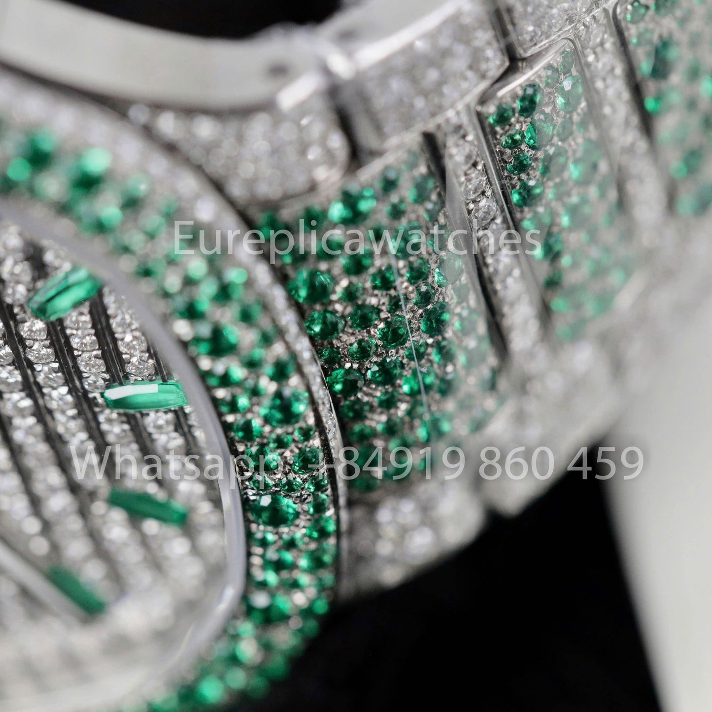 파텍 필립 노틸러스 7118 Full Iced Out – 1:1 Best Clone Ruby Saphire