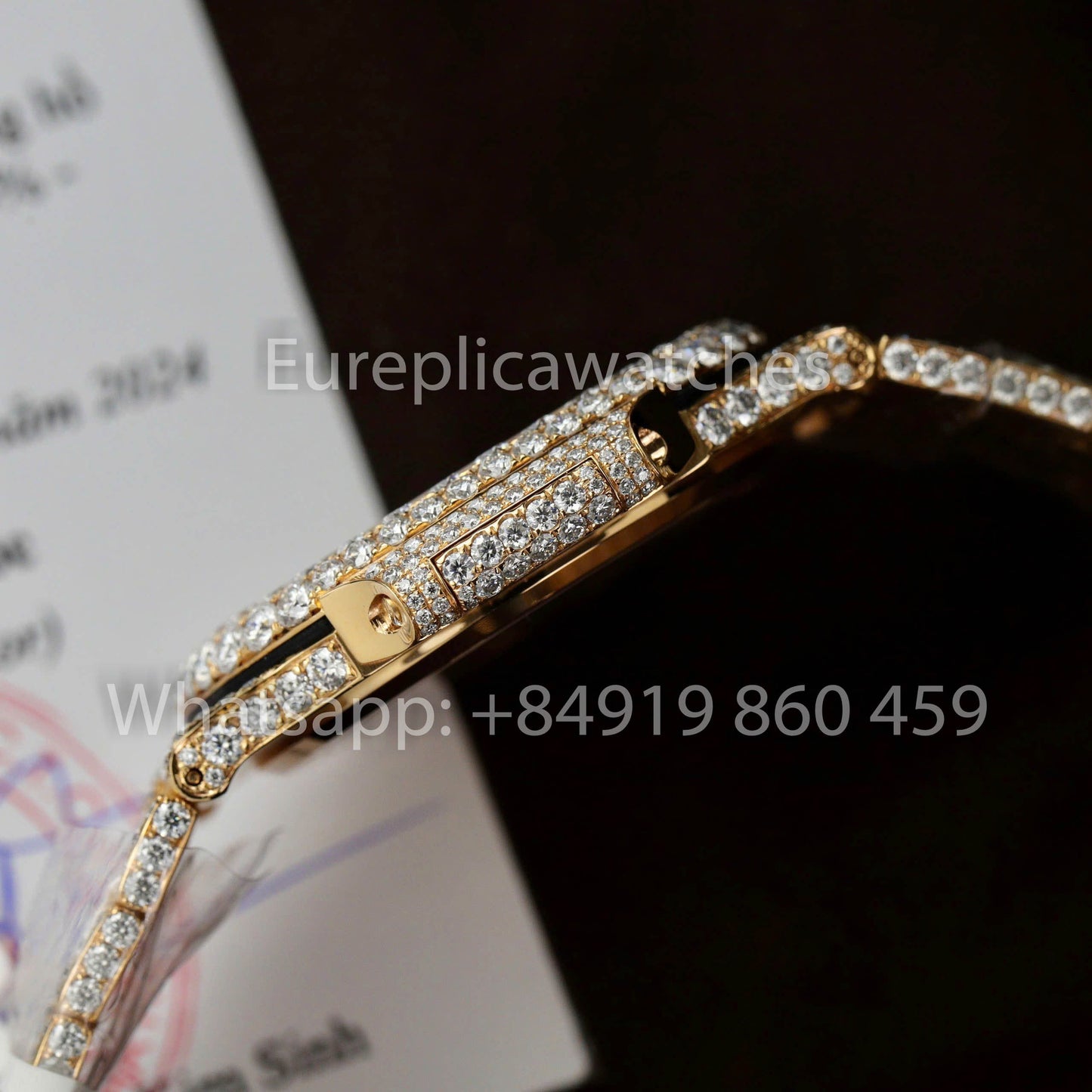 파텍 필립 노틸러스 5711 Full Iced Out – 1:1 Best Clone Moissanite dial