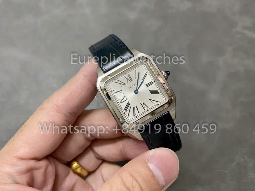 Cartier Santos-Dumont WGSA0032 1:1 Best Clone F1 팩토리 Silver Case