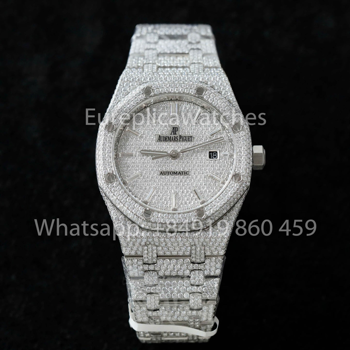 오데마 피게 로열 오크 15400ST 1:1 Best 에디션 ZF 팩토리 Custom Moissanite Stone