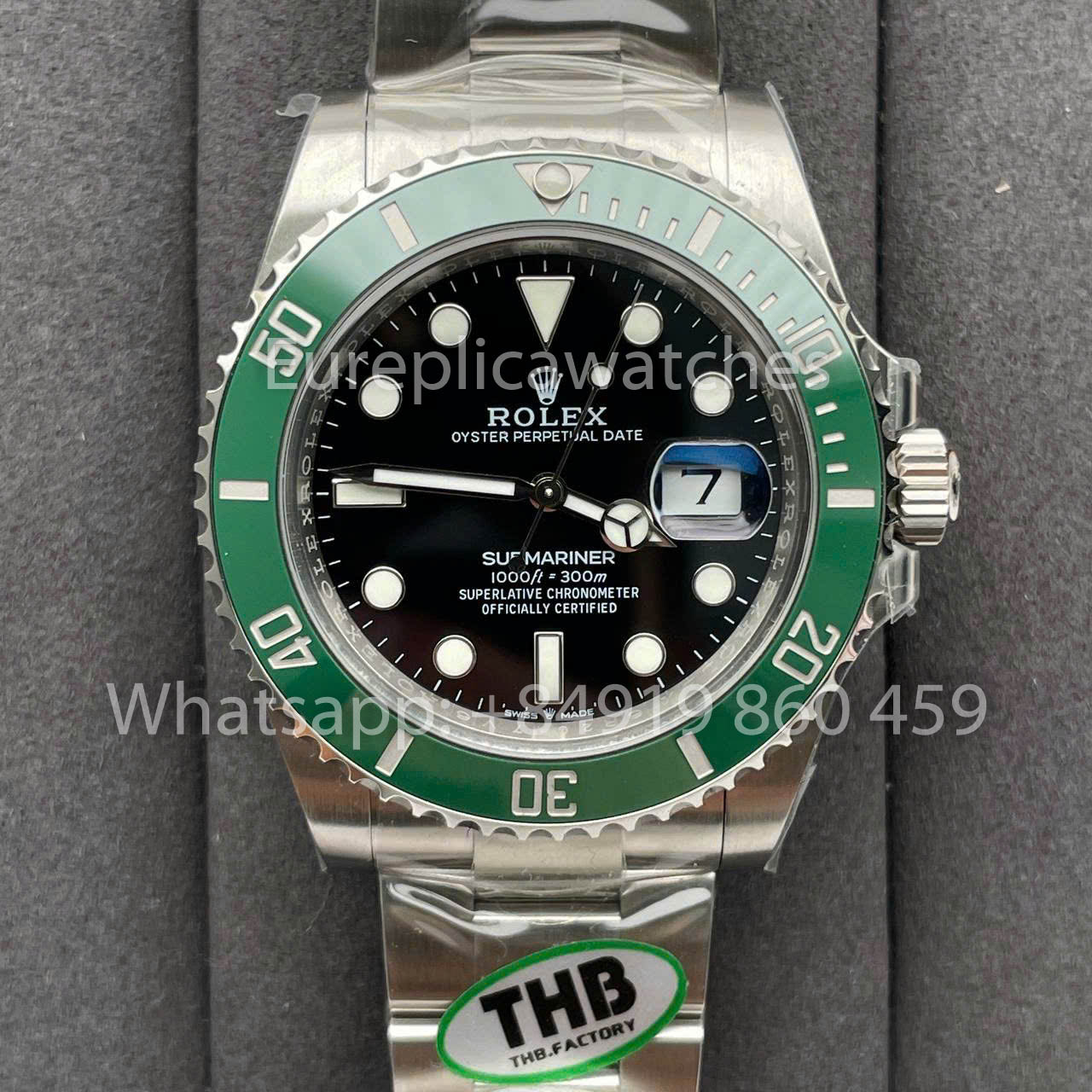 롤렉스 서브마리너 M126610LV-0002 Kermit 1:1 Super Clone THB 팩토리