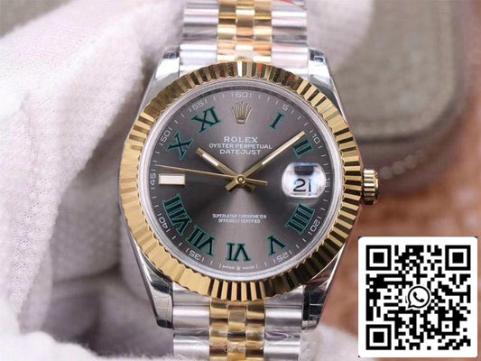 Модель M126333-0020 1:1 Best TW 팩토리 Серый циферблат, швейцарский ETA3235