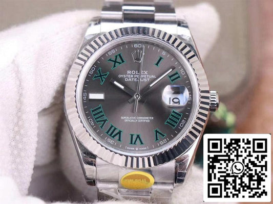 Модель M126334-0021 1:1 Best TW 팩토리 Серый циферблат, швейцарский ETA3235