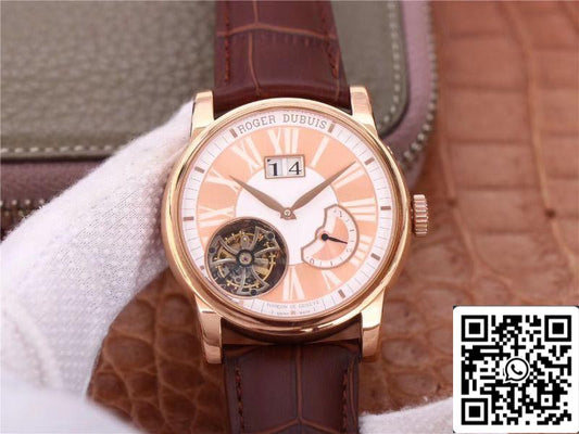 Roger Dubuis Hommage RDDBHO0568 투르비용 1:1 Best 에디션 JB 팩토리 Champagne Dial Swiss RD540