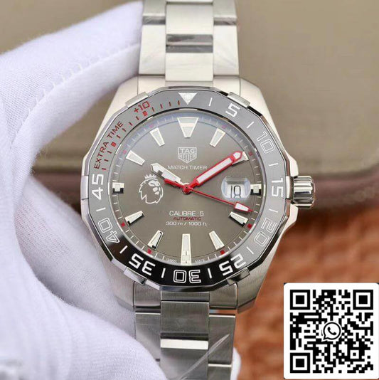 Tag Heuer Aquaracer Calibre 5 English Premier League 리미티드 43mm Mechanical Watches 1:1 Best 에디션 Swiss ETA2824-2 25J