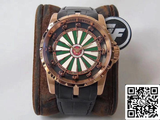Roger Dubuis Excalibur RDDBEX0398 1:1 Best 에디션 ZF 팩토리 로즈 골드 Swiss ETA8215