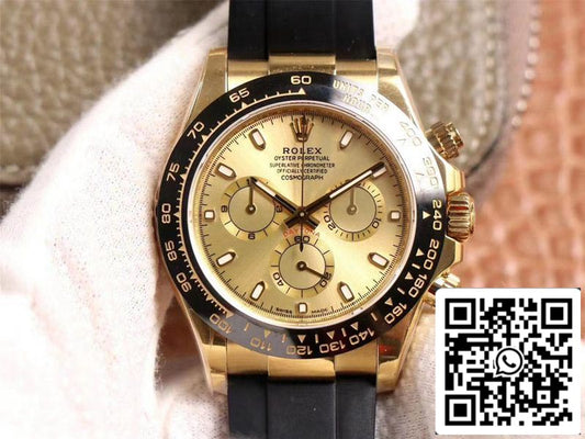 롤렉스 데이토나 M116518LN-0042 1:1 Best 에디션 Noob 팩토리 Champagne Dial Swiss ETA4130