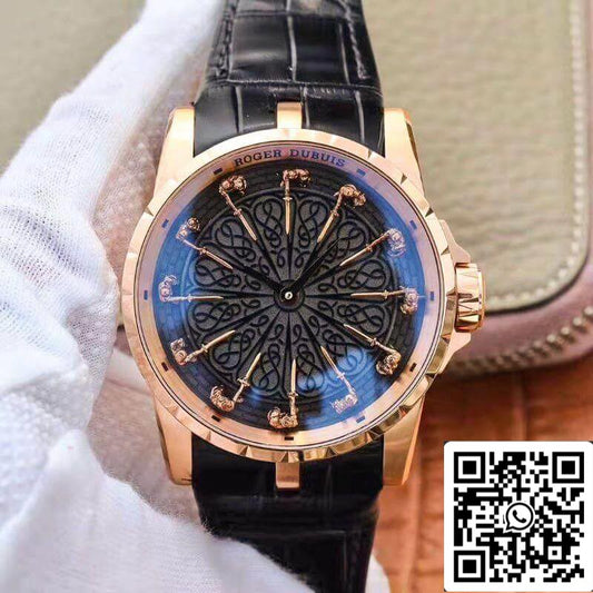 Roger Dubuis Excalibur Knights of The Round Table II Rddbex0511 ZF 팩토리 1:1 Best 에디션 로즈 골드 Swiss M9015