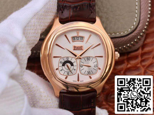 Piaget 블랙 Tie Emperador G0A32017 Mechanical Watches 1:1 Best 에디션 SWISS 850P 18K 로즈 골드 화이트 다이얼