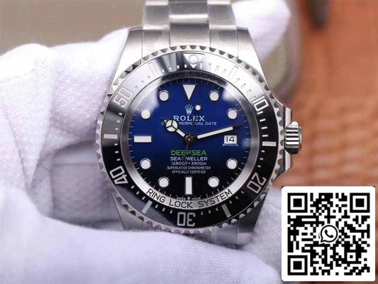 롤렉스 Sea-Dweller Deepsea M126660-0002 1:1 Best 에디션 Noob 팩토리 D-블루 Swiss ETA3235