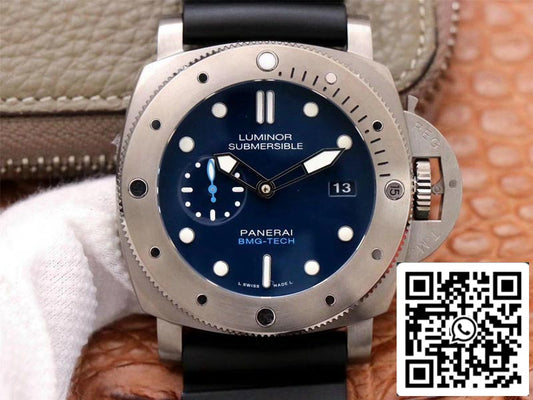 Panerai Submersible PAM00692 1:1 Best 에디션 VS 팩토리 블루 다이얼 Swiss ETA9010