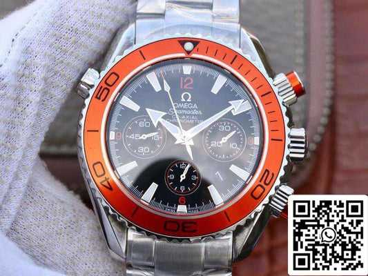 오메가 씨마스터 Planet Ocean 232.30.46.51.01.002 1:1 Best 에디션 Swiss ETA7750 블랙 다이얼 with orange marker