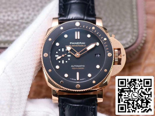 Panerai Submersible PAM00974 1:1 Best 에디션 VS 팩토리 로즈 골드 Swiss Movement
