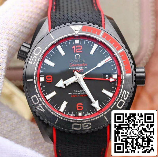 오메가 씨마스터 Planet Ocean 215.92.46.22.01.003 VS 팩토리 1:1 Best 에디션 Swiss ETA8906 블랙 Nylon Strap