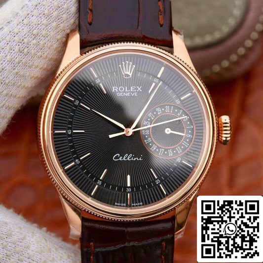 롤렉스 Celini 50515 MKS 팩토리 Men Watches 1:1 Best 에디션 Swiss ETA2836 블랙 다이얼