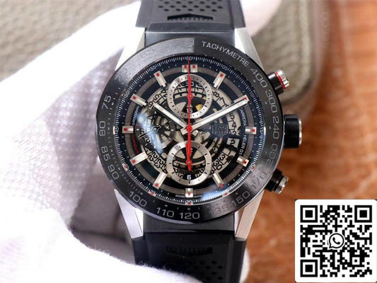 TAG Heuer Carrera CAR201V.FT6046 1:1 Best 에디션 XF 팩토리 블랙 다이얼 Swiss HEUER 01