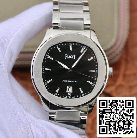Piaget Polo’ S G0A41003 MKS 팩토리 1:1 Best 에디션 블랙 Textured Dial On 스테인리스 스틸 브레이슬릿 Swiss ETA 1110