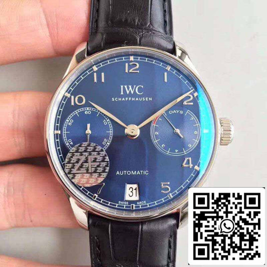IWC البرتغالية IW500703 ZF 팩토리 الساعات الميكانيكية 1:1 أفضل 에디션 السويسرية ETA52010