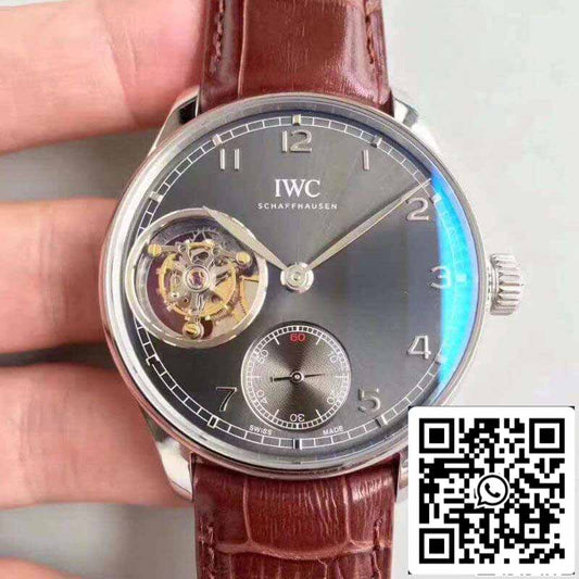 IWC Portuguese 투르비용 IW546301 YL 팩토리 1:1 Best 에디션 Swiss 투르비용 Anthracite Dial
