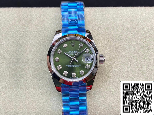 Rolex Datejust 28MM 1:1 Best 에디션 BP 팩토리 그린 다이얼
