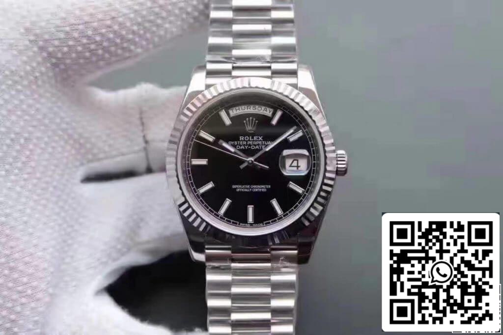 롤렉스 데이트저스트 II 126334 EW 팩토리 블랙 다이얼 1:1 Best 에디션 Swiss ETA3135