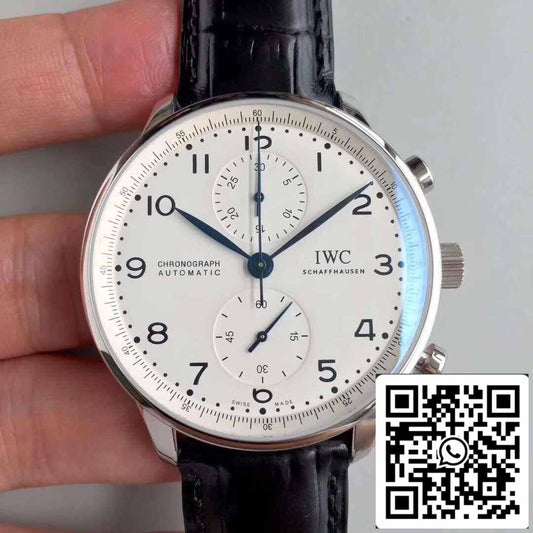 IWC Portuguese IW371602 YL 팩토리 1:1 Best 에디션 Swiss ETA69355 화이트 다이얼