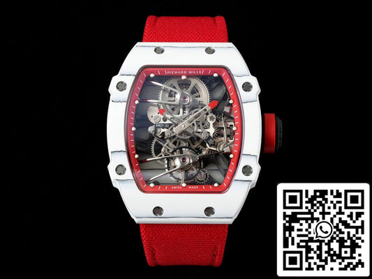 Richard Mille RM27-02 Rafael Nadal 투르비용 1:1 Best 에디션 RM 팩토리 Red Strap