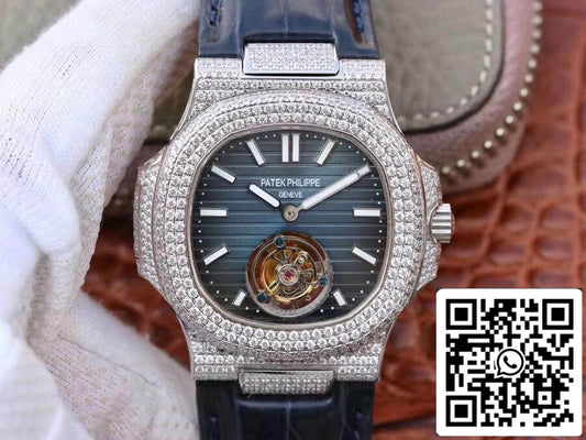 파텍 필립 노틸러스 Jumbo 5711 R8 팩토리 1:1 Best 에디션 Swiss 투르비용 블루 다이얼