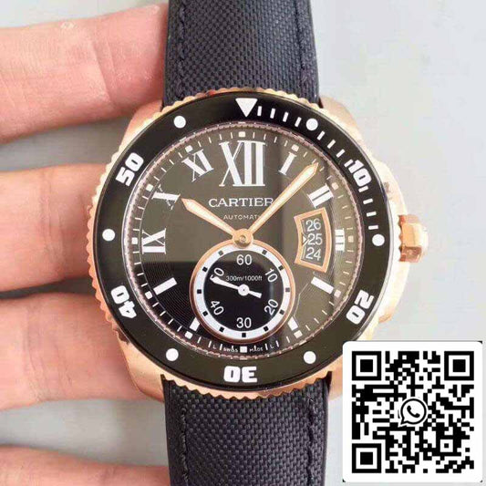 Calibre De 까르띠에 다이버 W7100052 JF 팩토리 1:1 Best 에디션 Swiss ETA9015