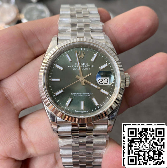 롤렉스 데이트저스트 M126234-0051 36MM 1:1 Best 에디션 VS 팩토리 Steel Strap