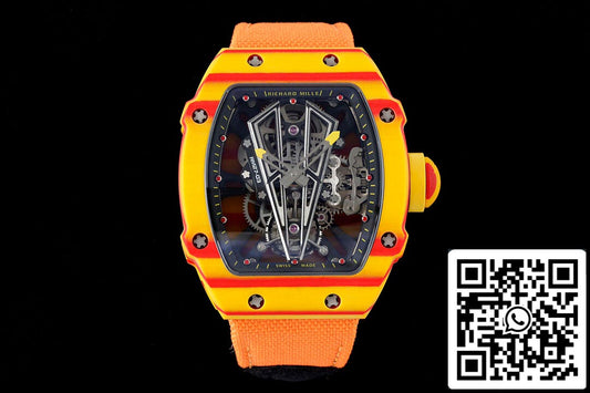 Richard Mille RM27-03 Rafael Nadal 투르비용 1:1 Best 에디션 RM 팩토리 Fabric Orange Strap