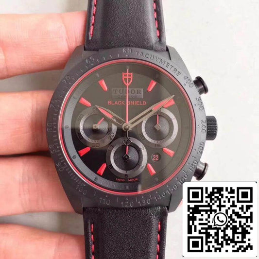 Tudor Fastrider 블랙 Shield 42000CR ZF 팩토리 1:1 Best 에디션 Swiss ETA7753