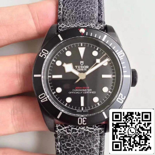 Tudor Heritage 블랙 Bay M79230DK-0004 ZF 팩토리 1:1 Best 에디션 Swiss ETA2824-2 Gray Distressed 가죽 스트랩