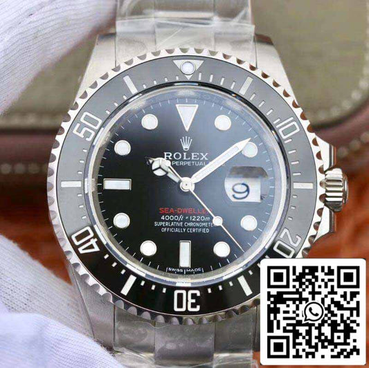 롤렉스 Sea-Dweller 126600 43mm Noob 팩토리 V9 Version 1:1 Best 에디션 Swiss ETA3235 스테인리스 스틸 Strap