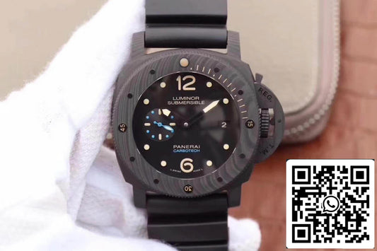 Panerai Luminor Submersible PAM616 VS 1:1 Best 에디션 Swiss ETA P9000 Superlumed 블랙 Dia