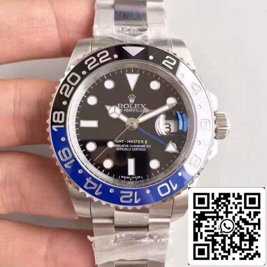 롤렉스 GMT-Master II 116710BLNR Noob 팩토리 1:1 Best 에디션 Swiss ETA2836-2