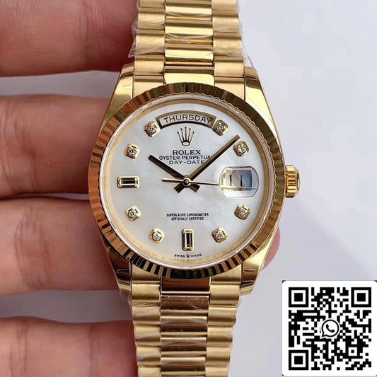 롤렉스 Day Date M128238 1:1 Best 에디션 EW 팩토리 Diamond Scale Swiss ETA3255