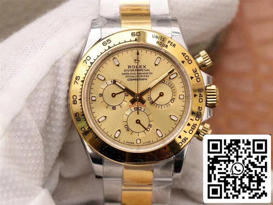 롤렉스 데이토나 Cosmograph M116503-0003 1:1 Best 에디션 Noob 팩토리 Gold Dial Swiss ETA4130