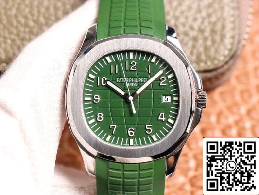 파텍 필립 아쿠아넛 5168G 1:1 Best 에디션 ZF 팩토리 그린 다이얼 Swiss Cal.324 SC