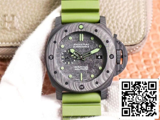 Panerai Submersible PAM00961 1:1 Best 에디션 VS 팩토리 Camo 블랙 다이얼 Swiss P.9010