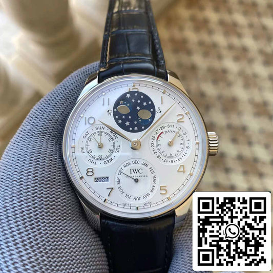IWC Portuguese 퍼페추얼 캘린더 IW503406 1:1 Best 에디션 APS 팩토리 화이트 다이얼