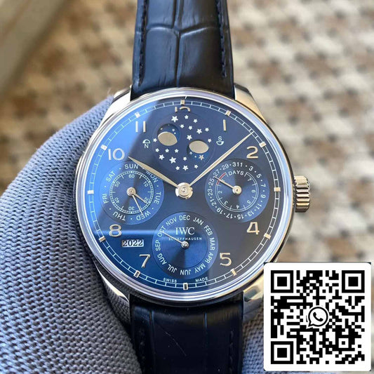 IWC Portuguese 퍼페추얼 캘린더 IW503401 1:1 Best 에디션 APS 팩토리 블루 다이얼