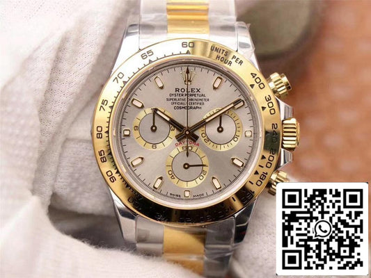 롤렉스 데이토나 Cosmograph M116503-0002 1:1 Best 에디션 Noob 팩토리 Gray Dial Swiss ETA4130